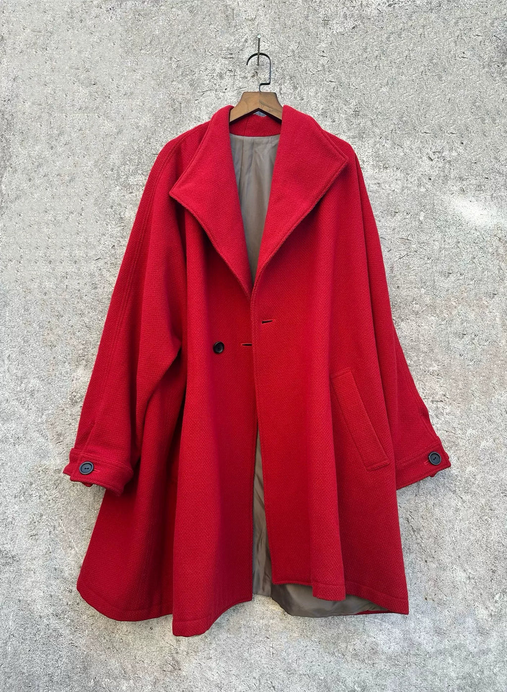 Yohji Yamamoto Y's Lapel Red Coat
