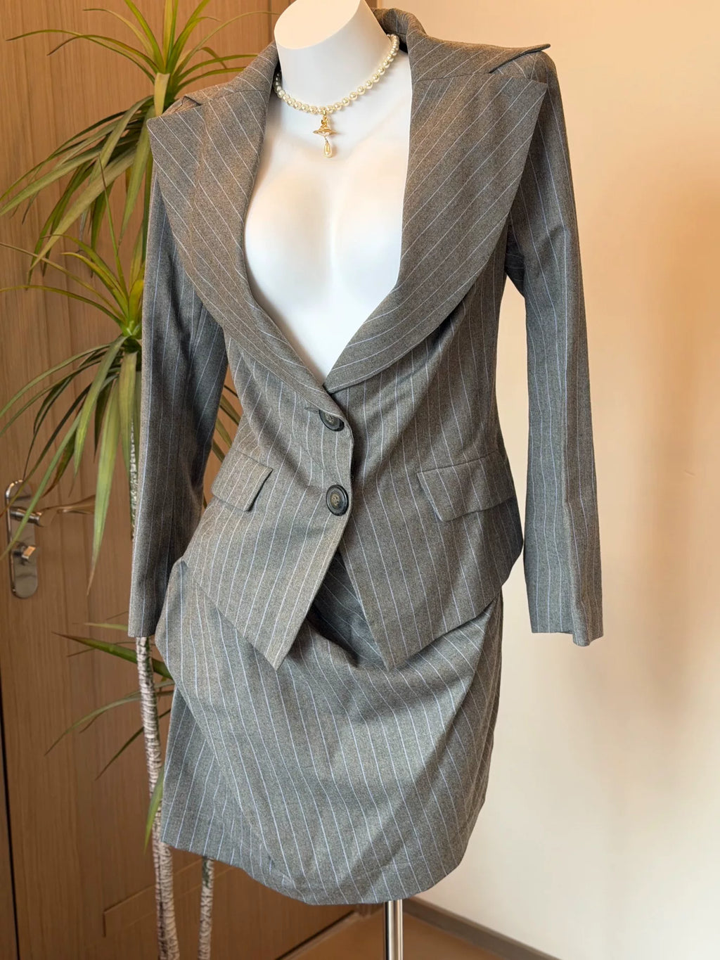 vivienne westwood used vintage suit skirt set