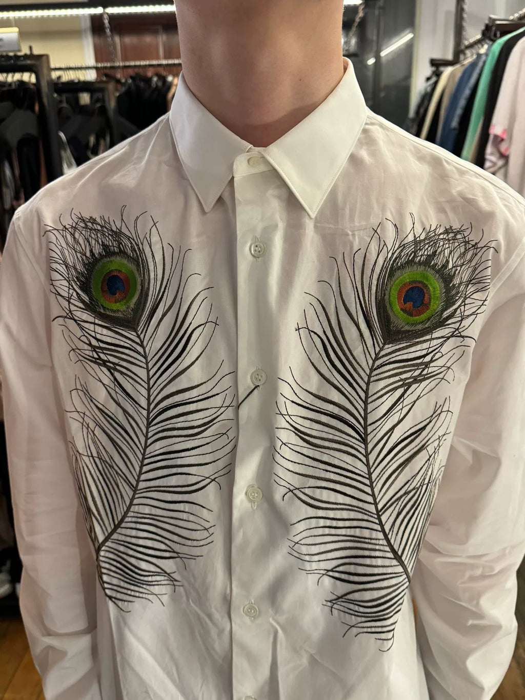 Alexander McQueen FW17 White Cotton Shirt