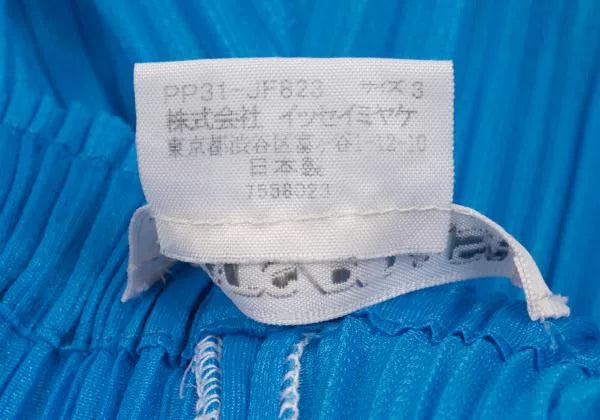Issey Miyake Vintage Blue Polka Dot Pleated Pants