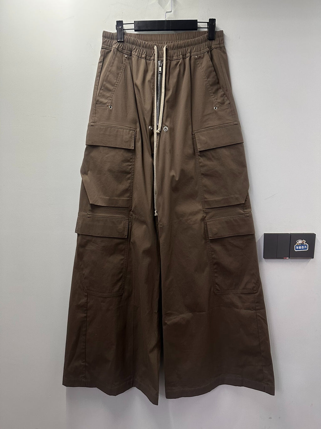 Rick Owens cargo bela wide-leg cargo pants brown