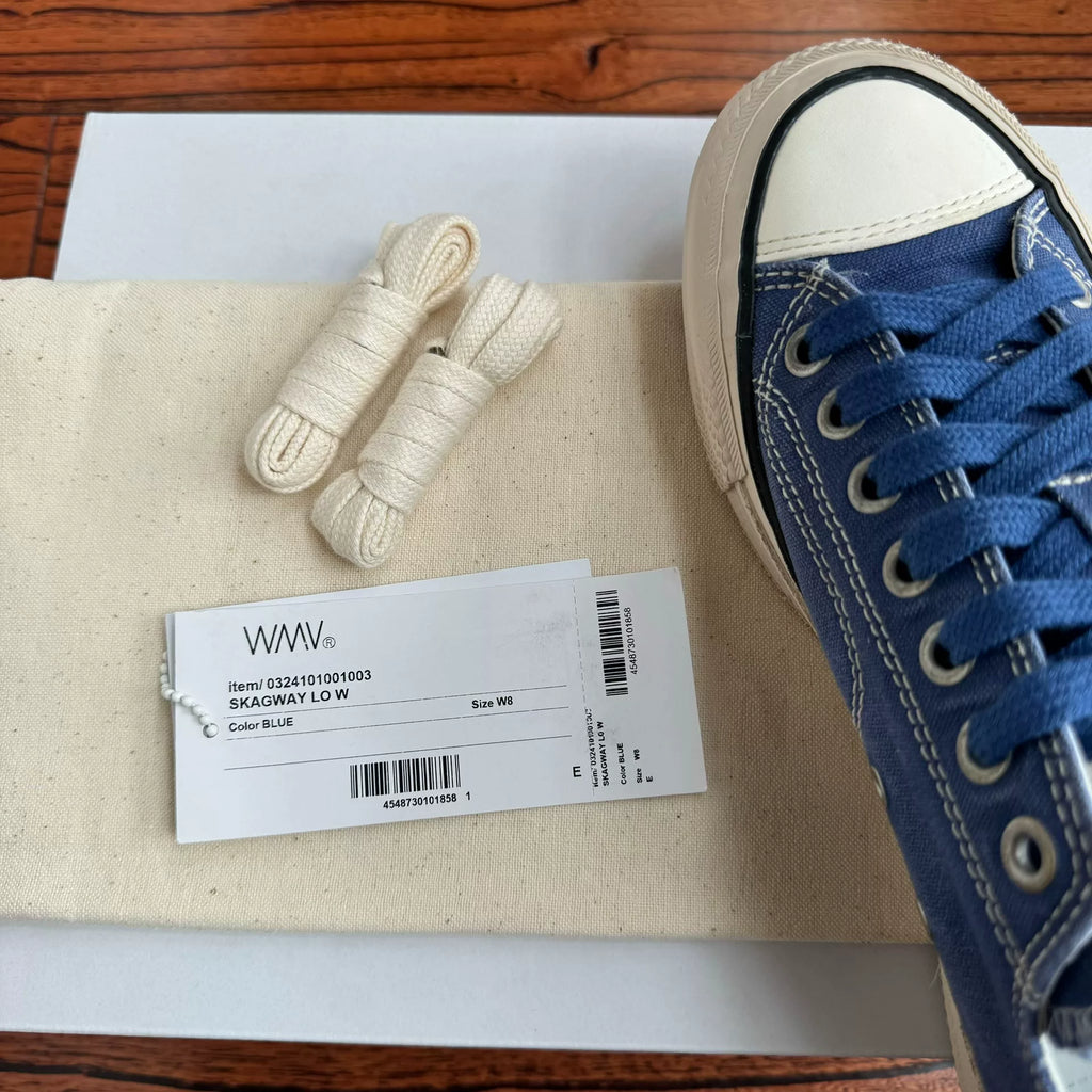 Visvim 24ss SKAGWAY LO CANVAS WMV Thin-sole Canvas Shoes