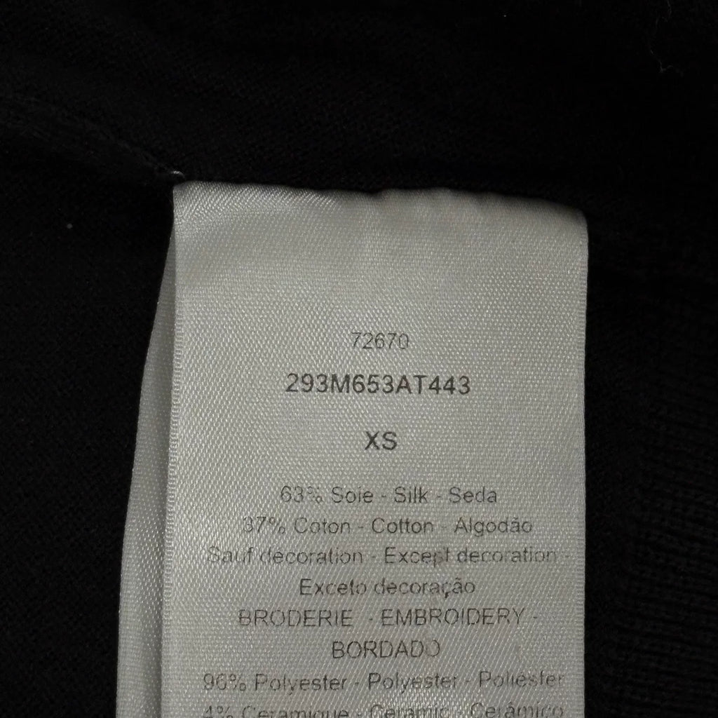 Dior Floral Embroidered Logo Cashmere Sweater