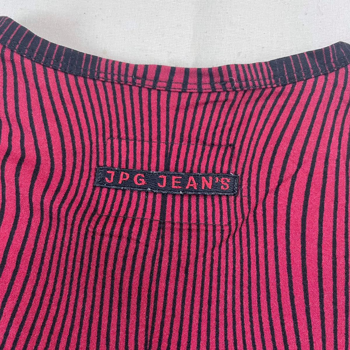 2001 Fall/Winter Jean Paul Gaultier Muscle Print Stretch T-Shirt