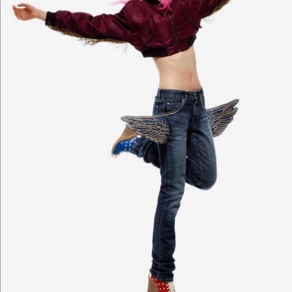 Jeremy Scott 2010aw Wings Cupie JS skinny jeans