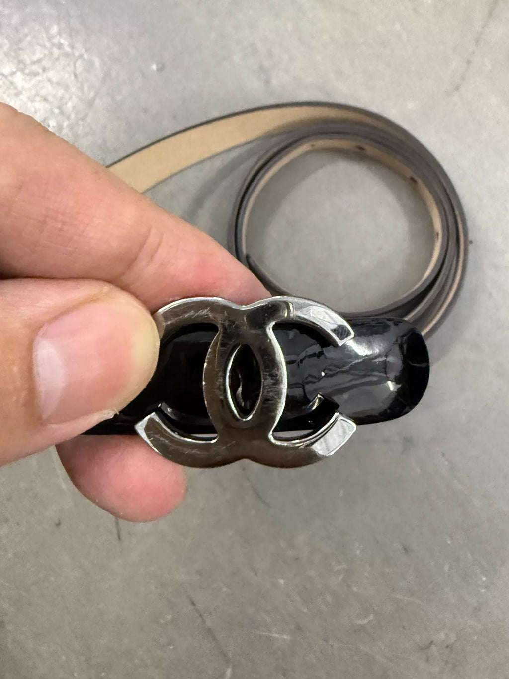 Chanel Black Cowhide Double C Jewelry Series Belt