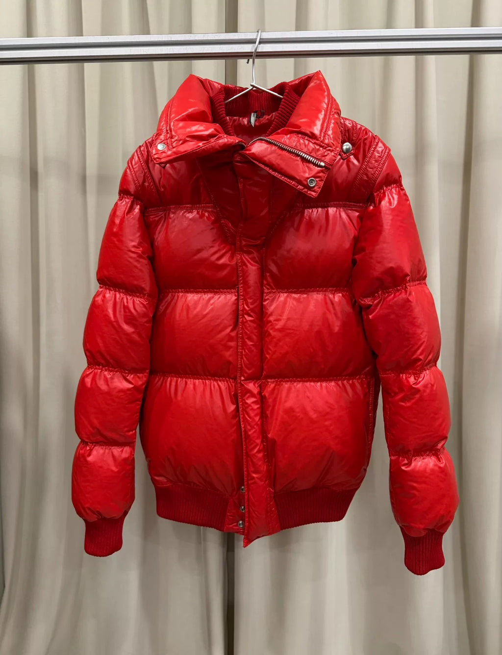Dior Homme Shiny Strap Structured Down Jacket