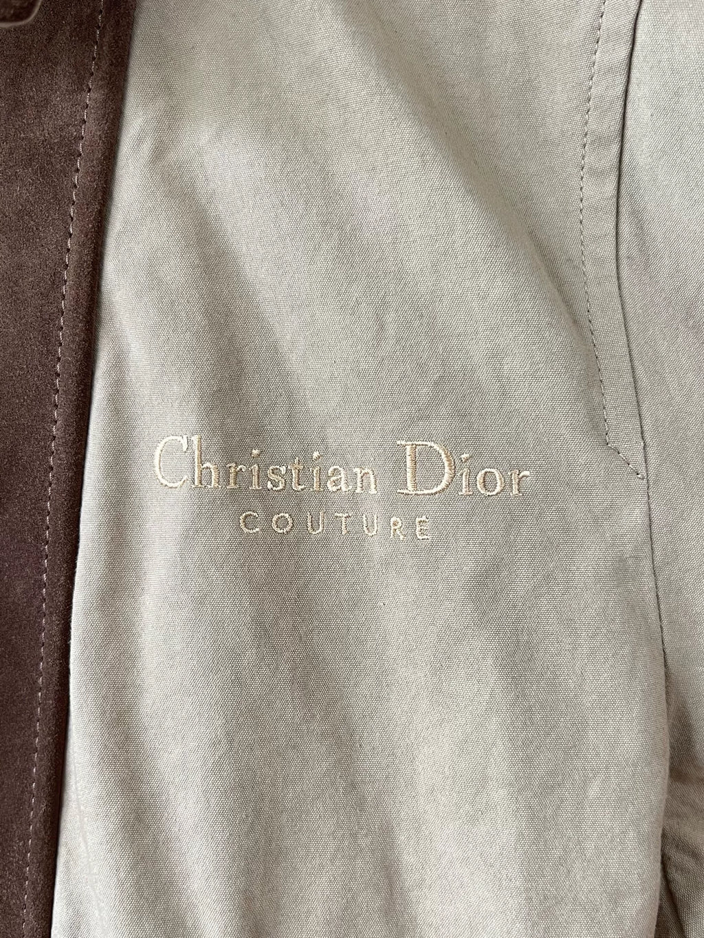 Dior Patchwork Leather Jacket Coat