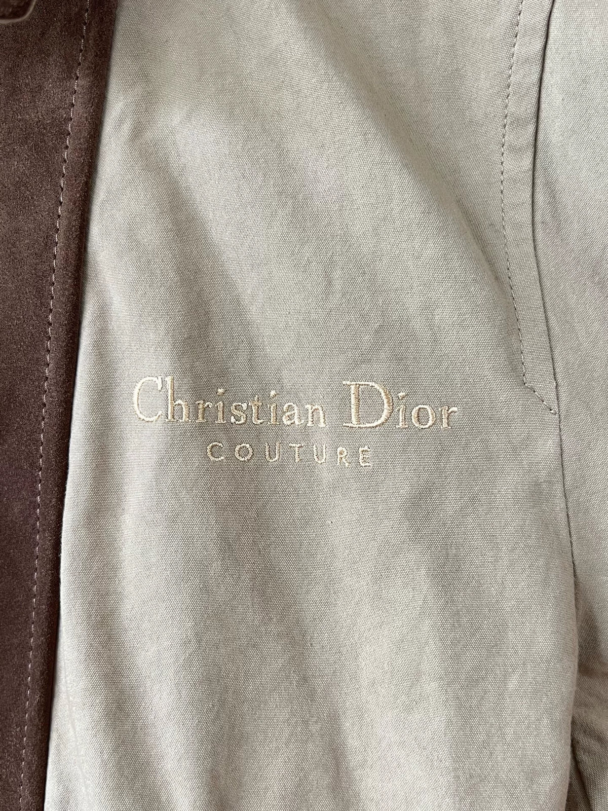 Dior Patchwork Leather Jacket Coat