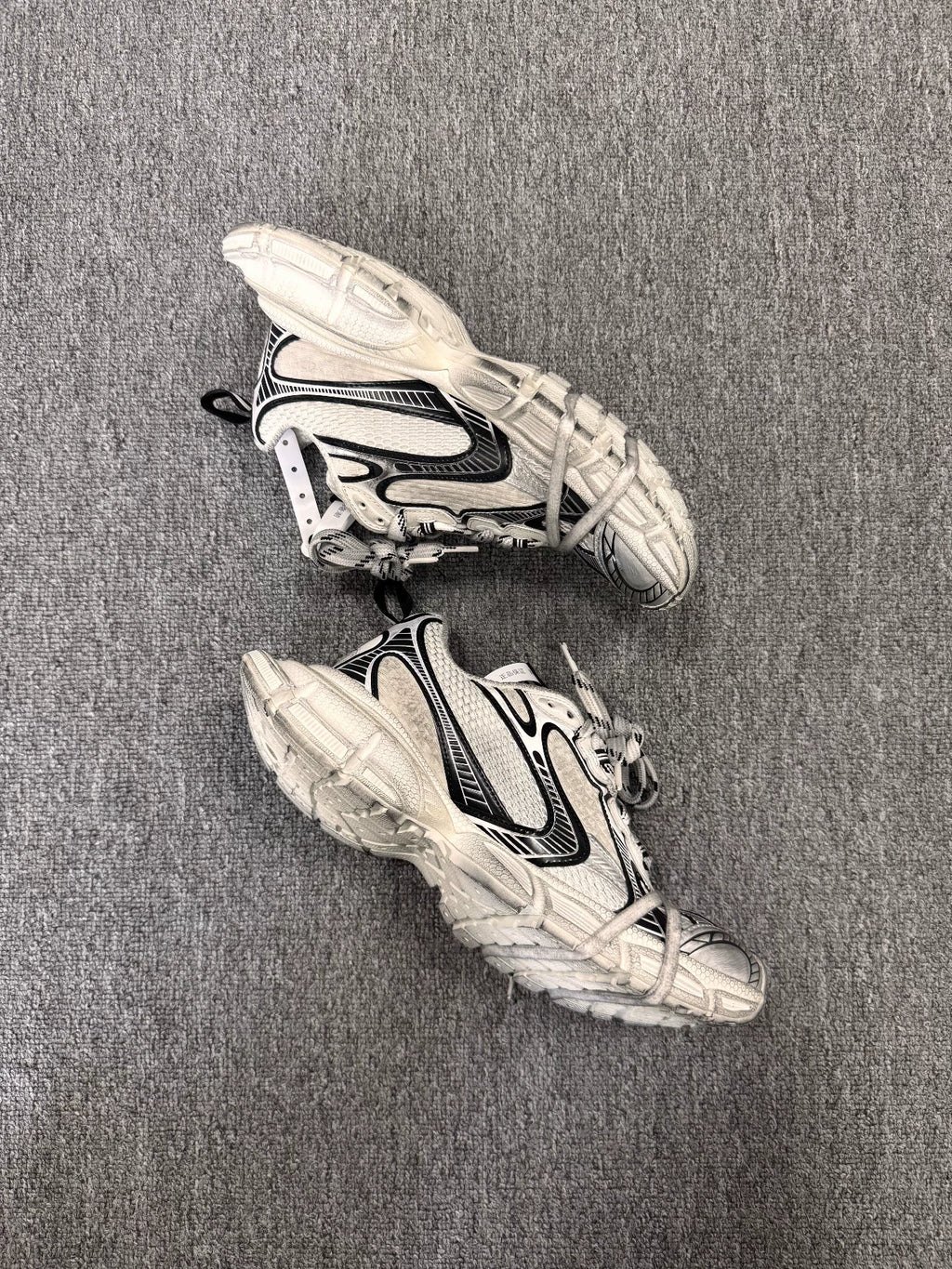 Balenciaga 3XL Black White Sneakers
