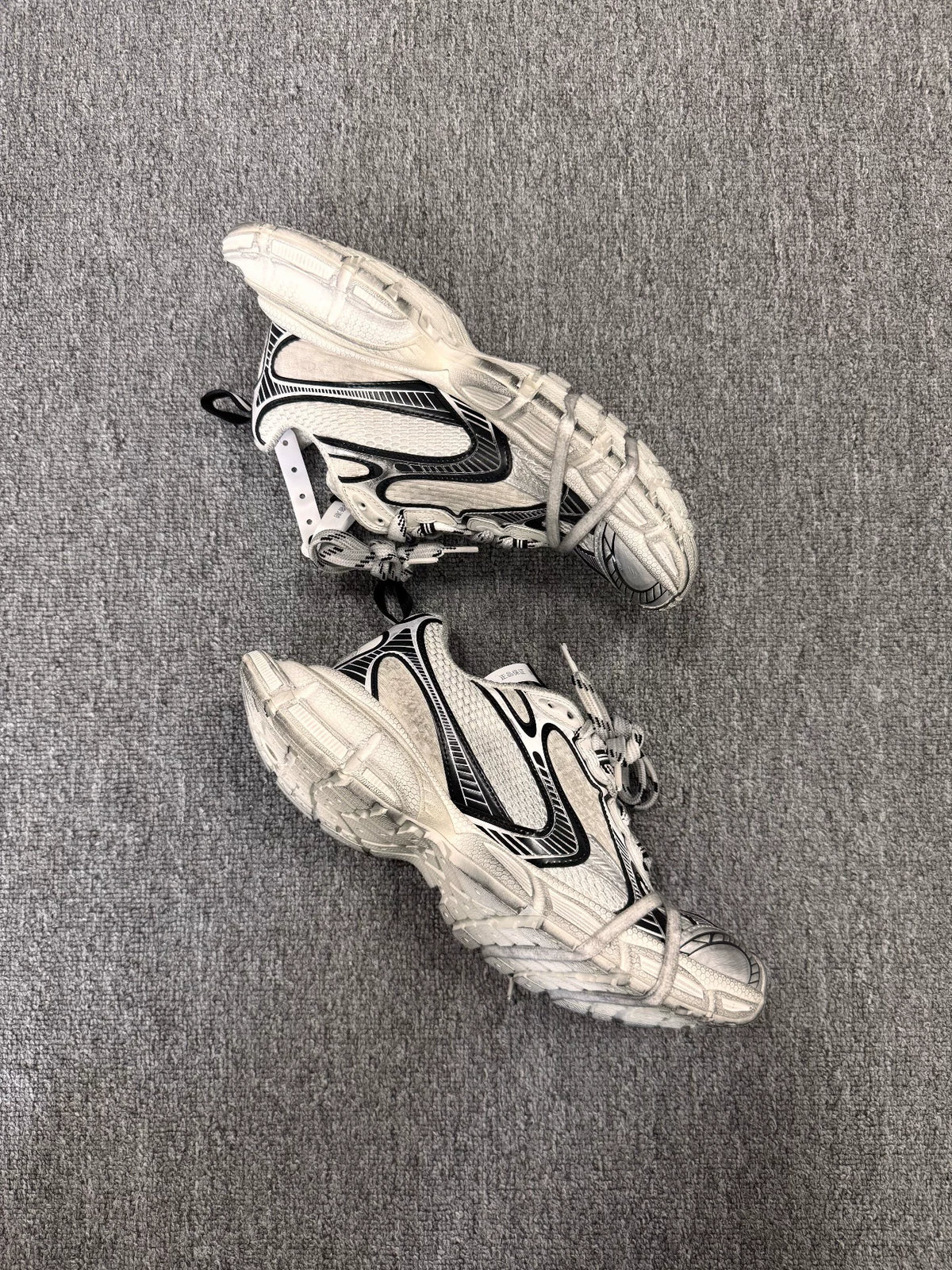 Balenciaga 3XL Black White Sneakers