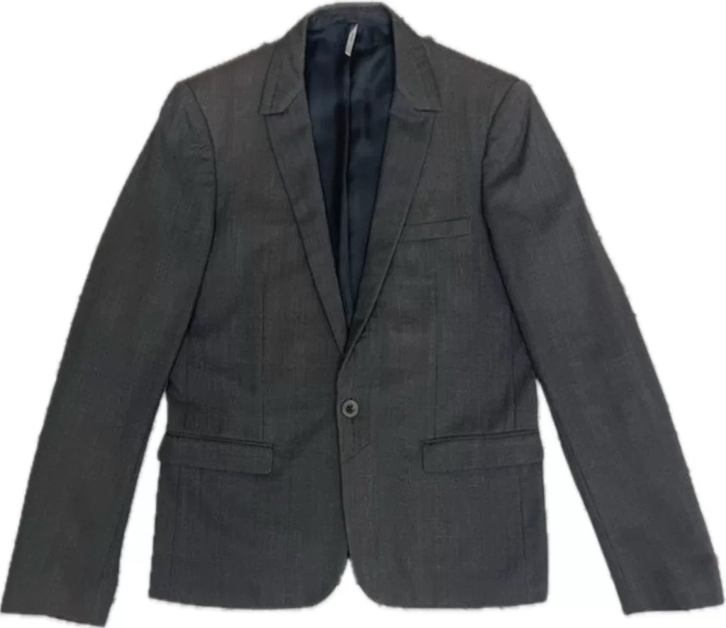 Dior Homme AW08 Metallic Single-Breasted Wool Blazer