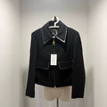 Louis Vuitton Leather Lined Jacket