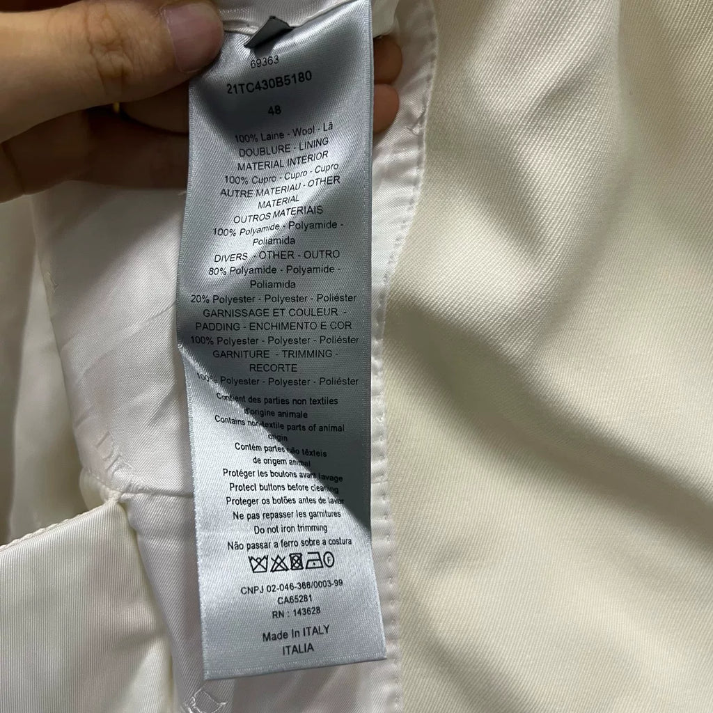 Dior X Sacai Spliced Layered Suit