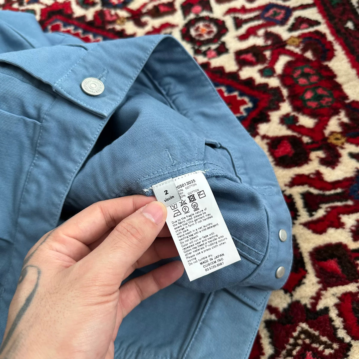 visvim 17aw 101 jumbo JKT denim jacket