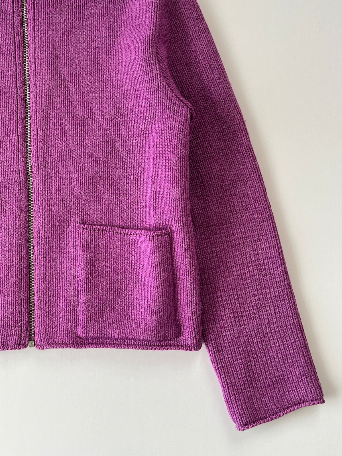Miu Miu AW97 Turtleneck Zip-Up Knit Jacket