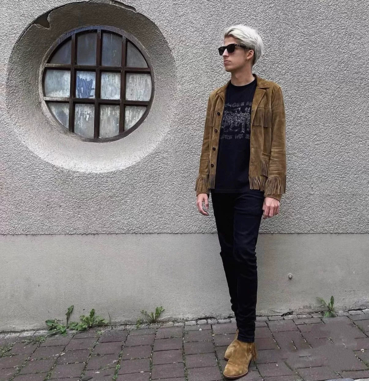 Saint Laurent 15ss Suede Fringe Jacket