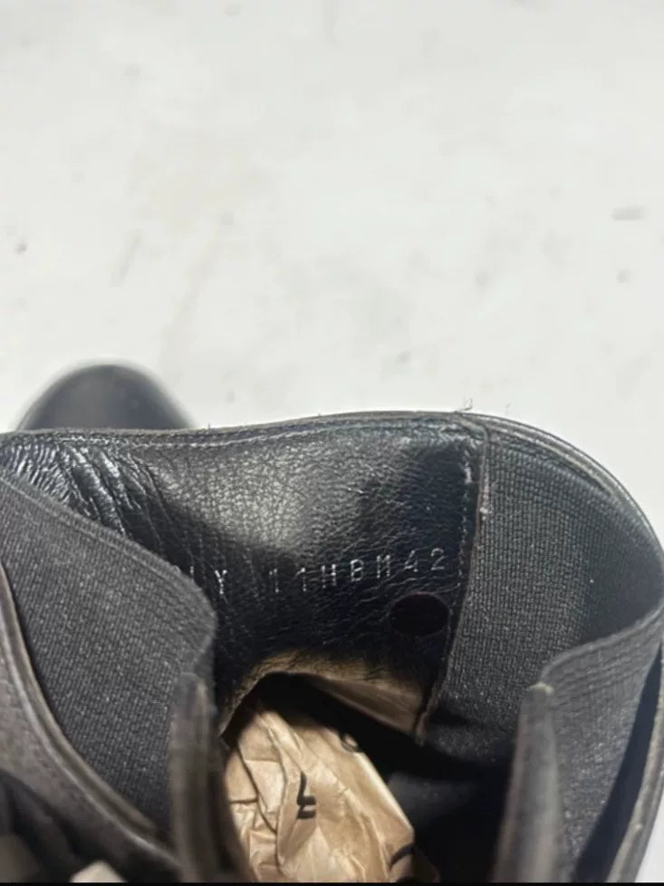 Dior Homme Early 2011 Buckle Ankle Boots