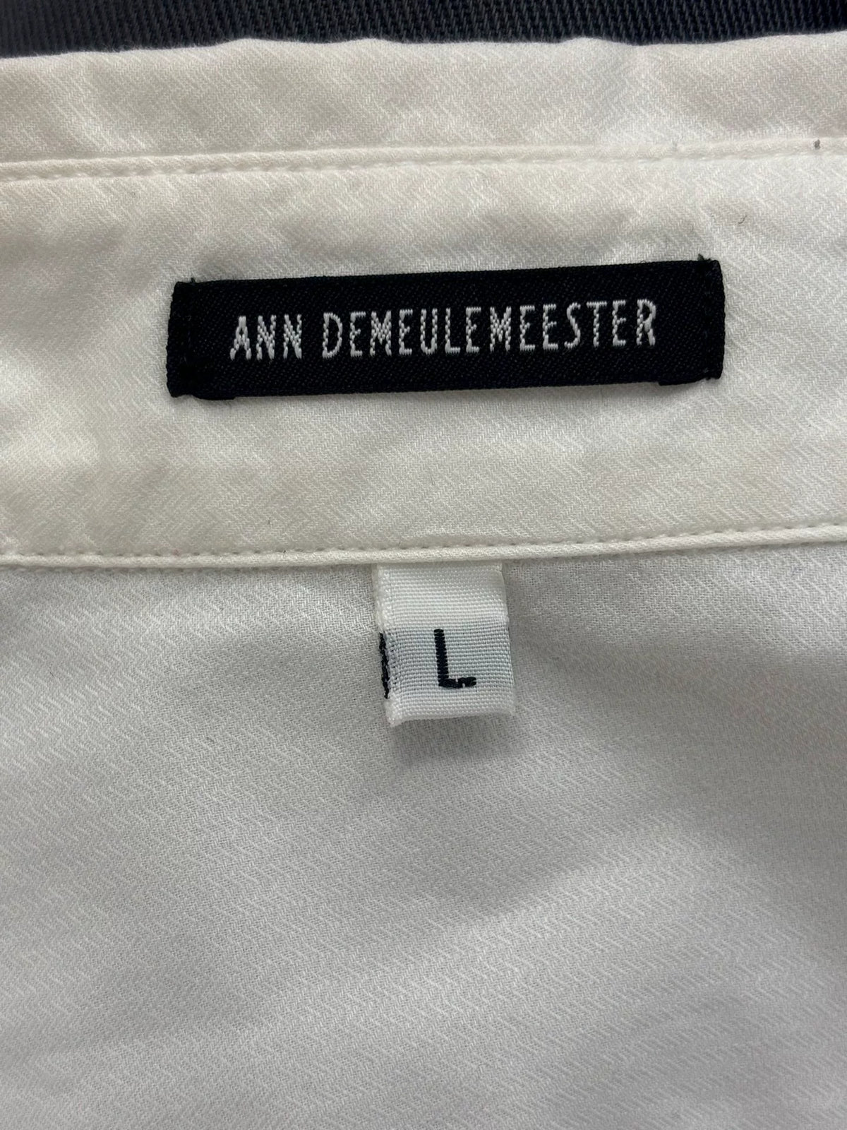 Ann Demeulemeester｜SS2007 Slanted Twist Shirt