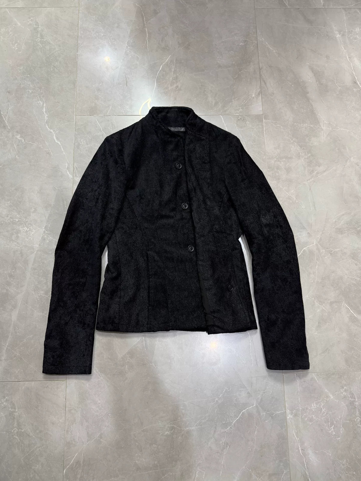 Julius Cracked Cloth Cotton Jacket