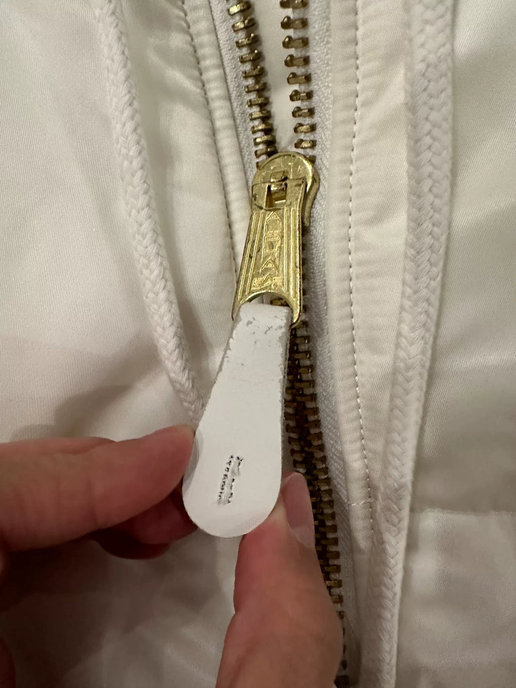 Vetements White Reversible Down Vest