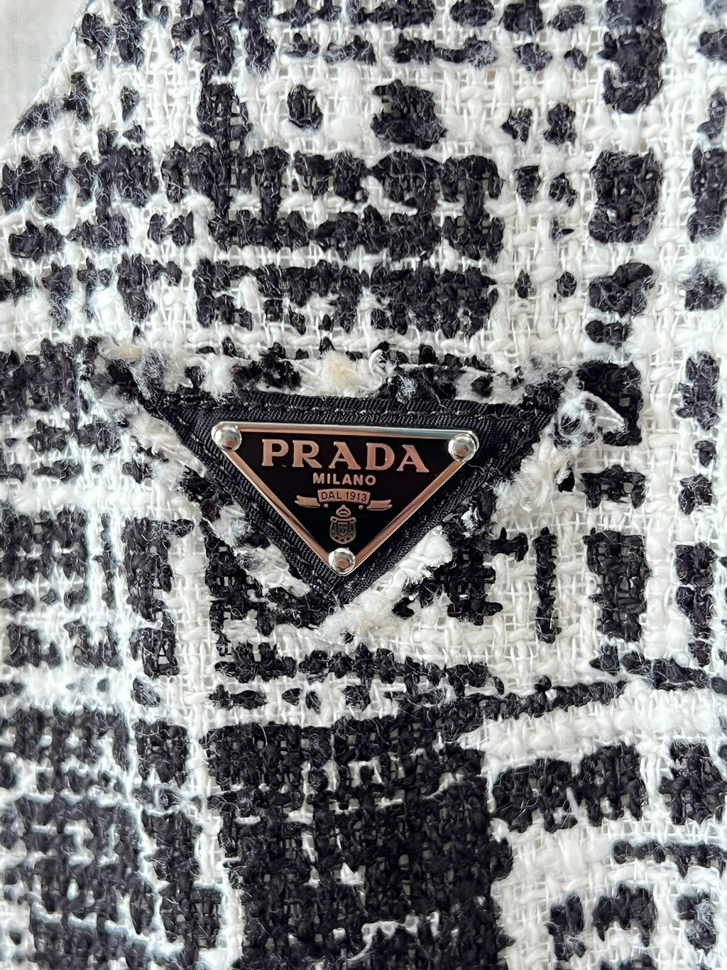 Prada Triangle Logo Dress