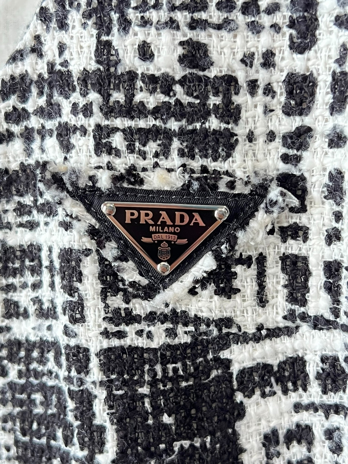 Prada Triangle Logo Dress
