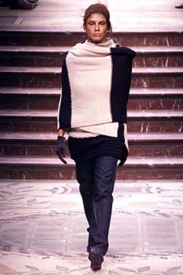 Yohji Yamamoto 2002 runway show piece shawl