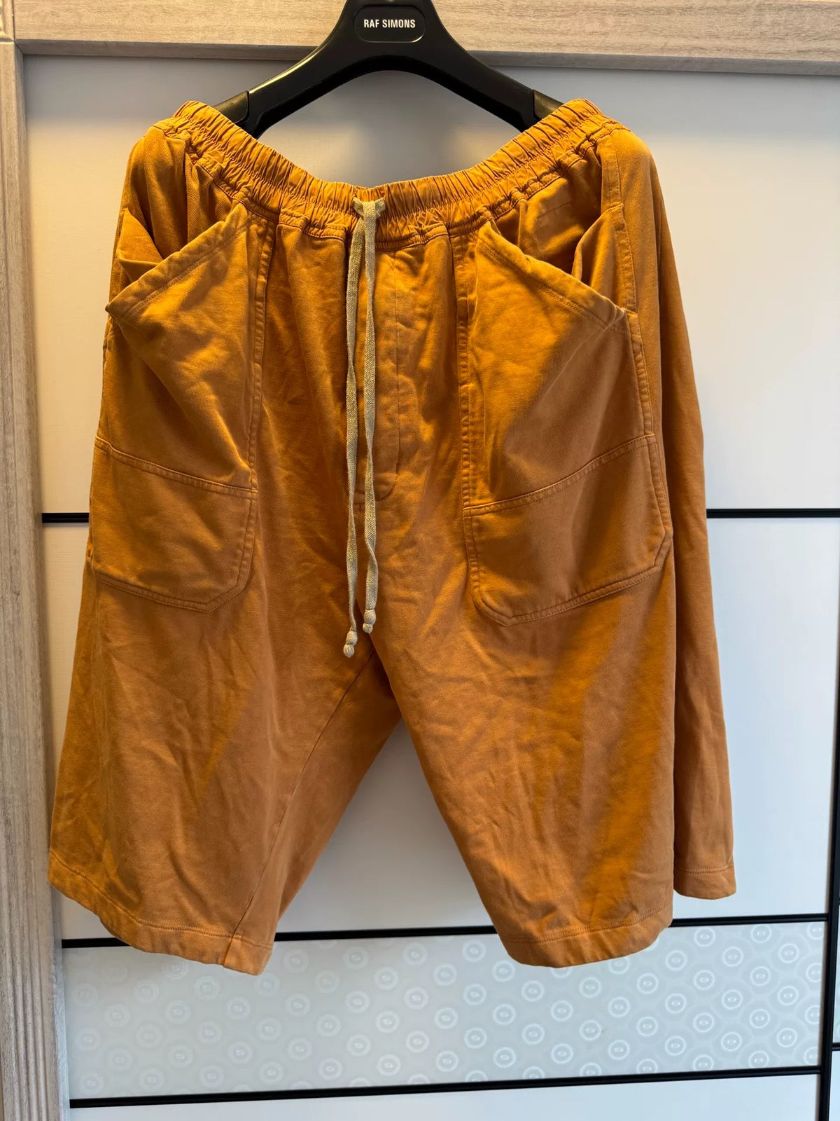 Rick Owens Orange Shorts