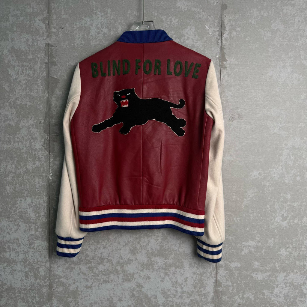 Gucci Embroidered Varsity Wool Jacket