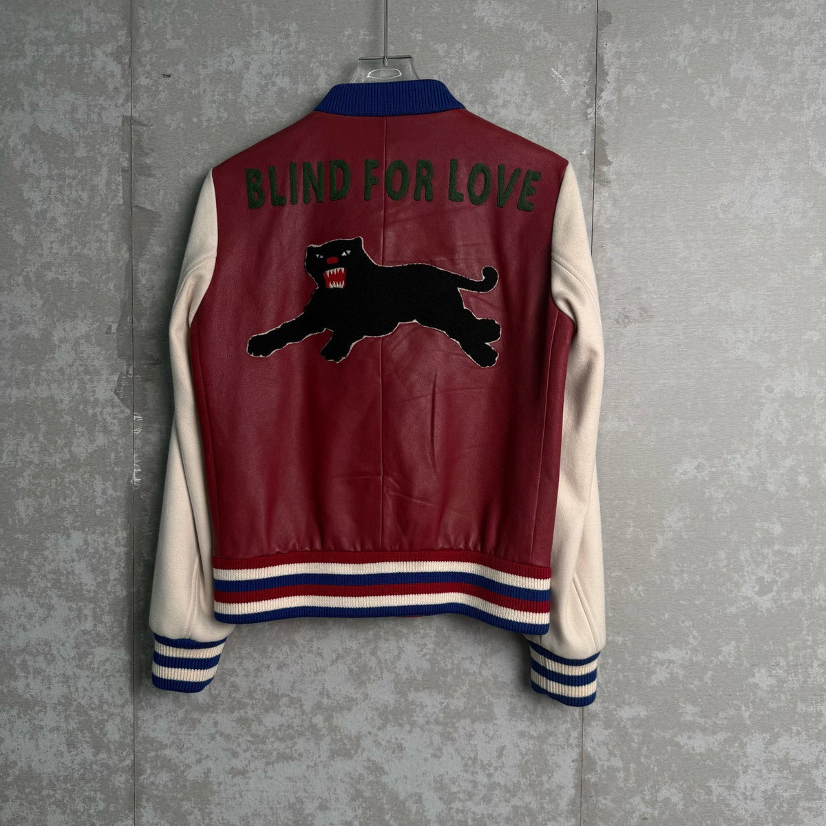 Gucci Embroidered Varsity Wool Jacket