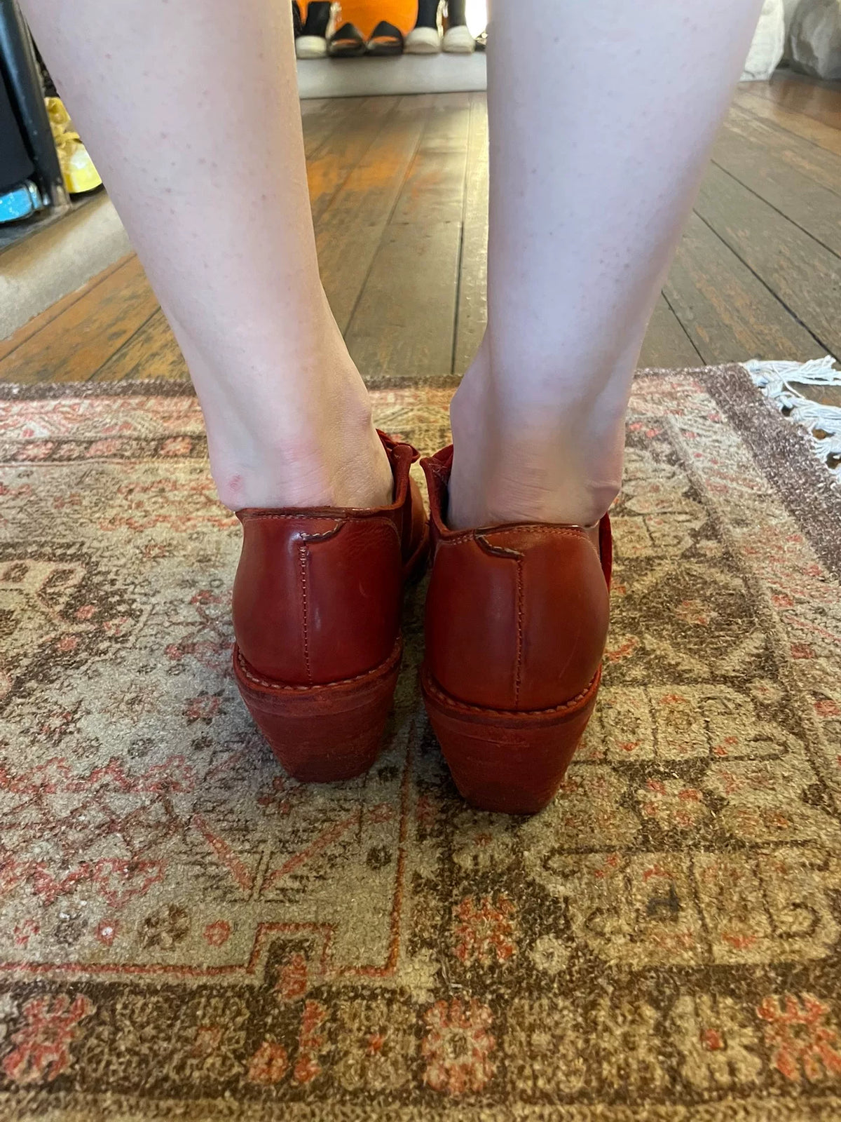 Guidi SS16 Red CV24T 1003C Fish-Mouth Cut Stripe High-Heel Calfskin Derby Shoes