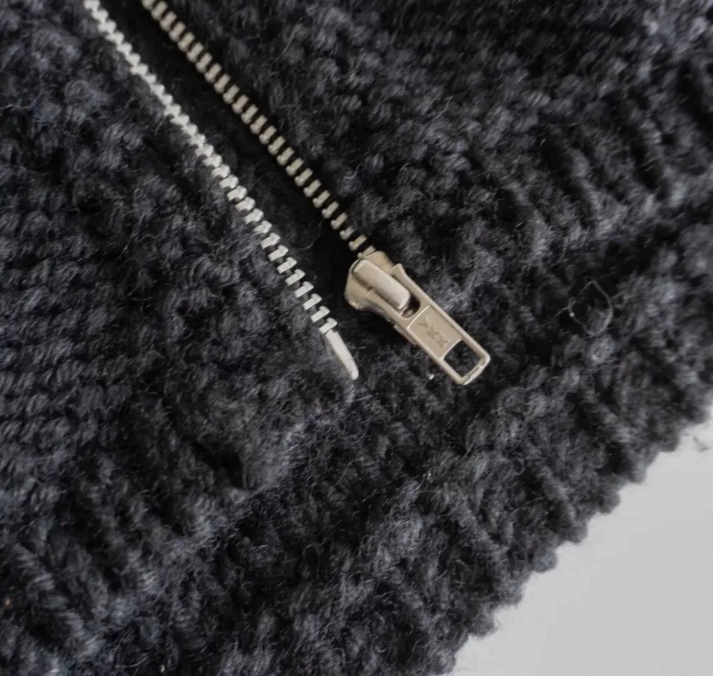 Yohji Yamamoto Wool Zip-Up Jacket