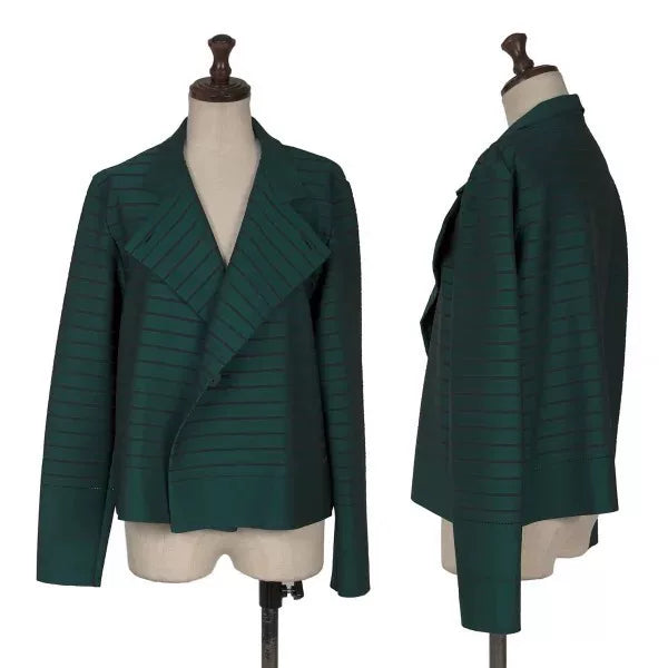 Issey Miyake Vintage Green Line Pleated Top