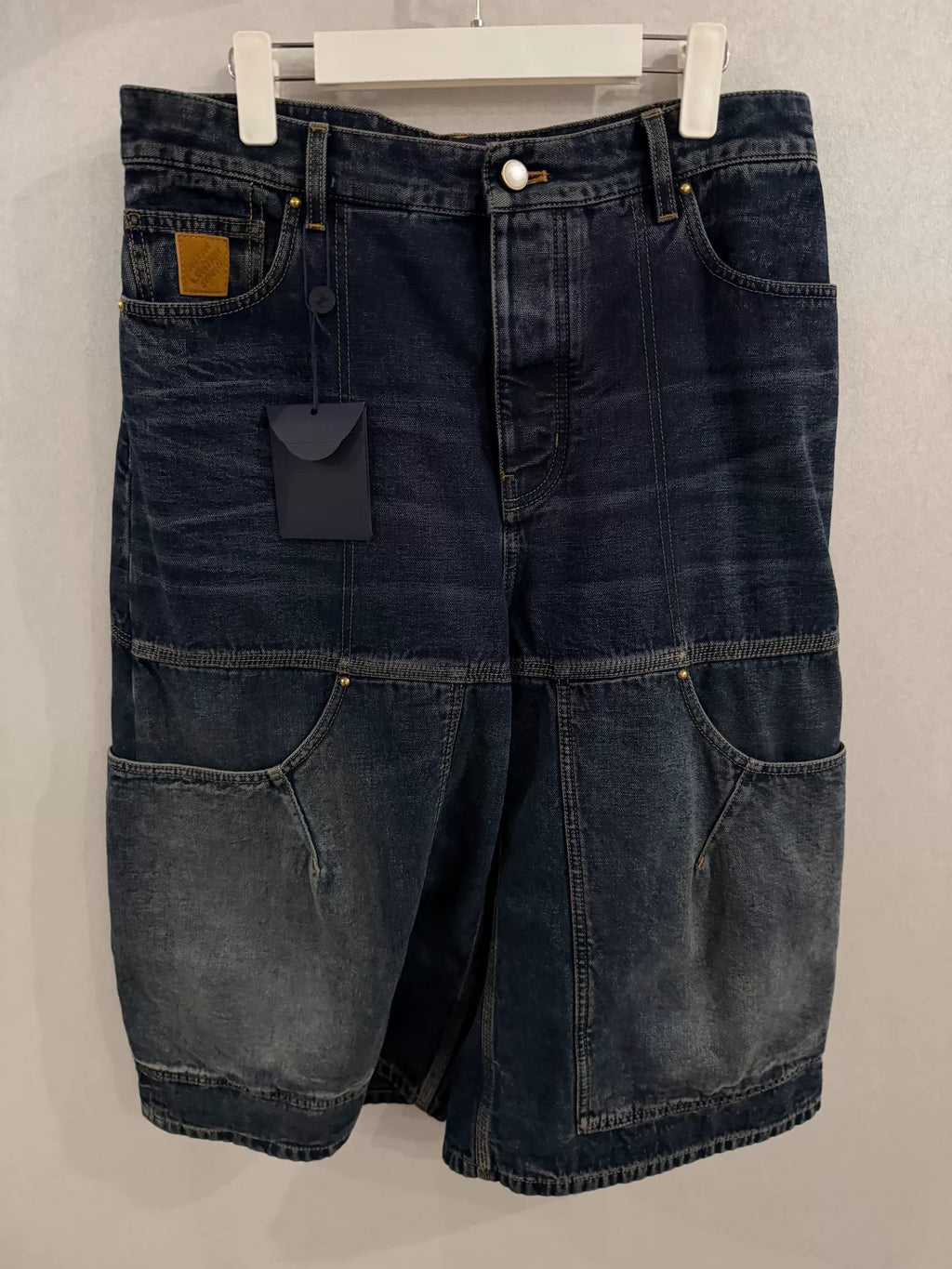 LOUIS VUITTON × Nigo Collaboration Washed Shorts