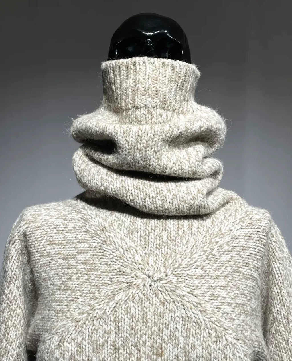 Maison Margiela AW01 Wool Turtleneck Knit Top by Miss Deanna