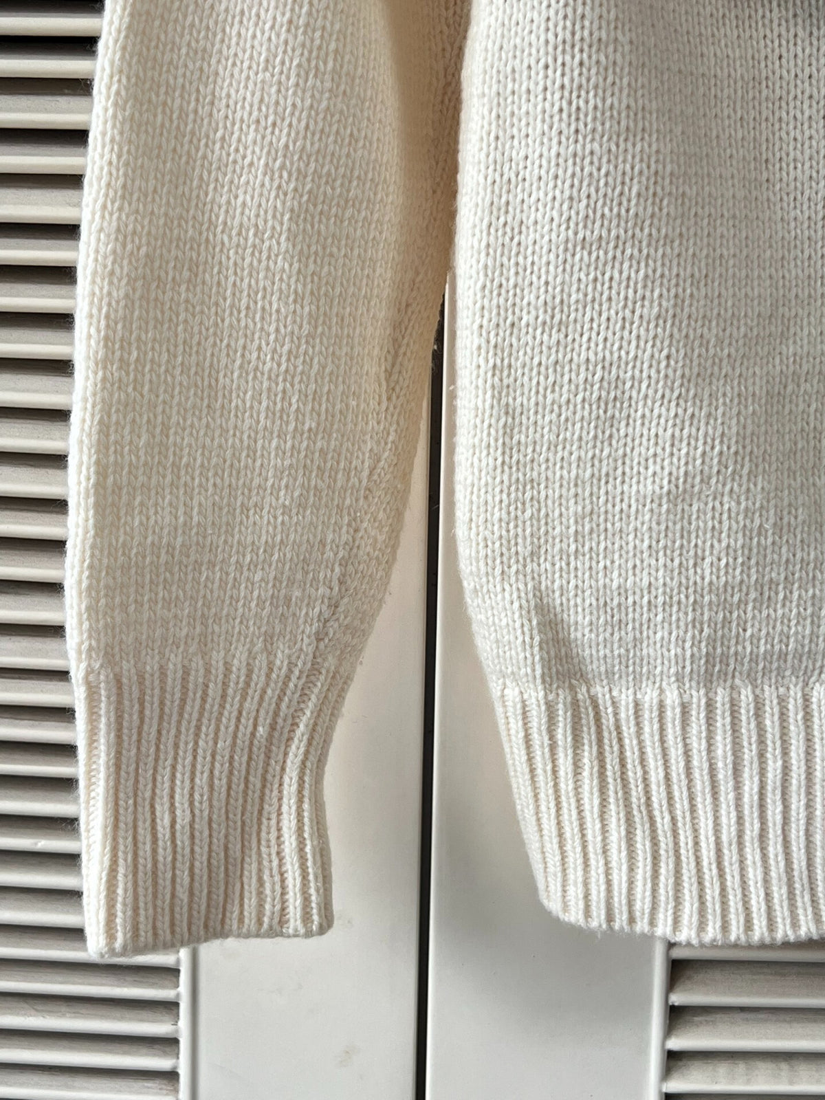 Dior Sailor Collar Tie-Front Sweater