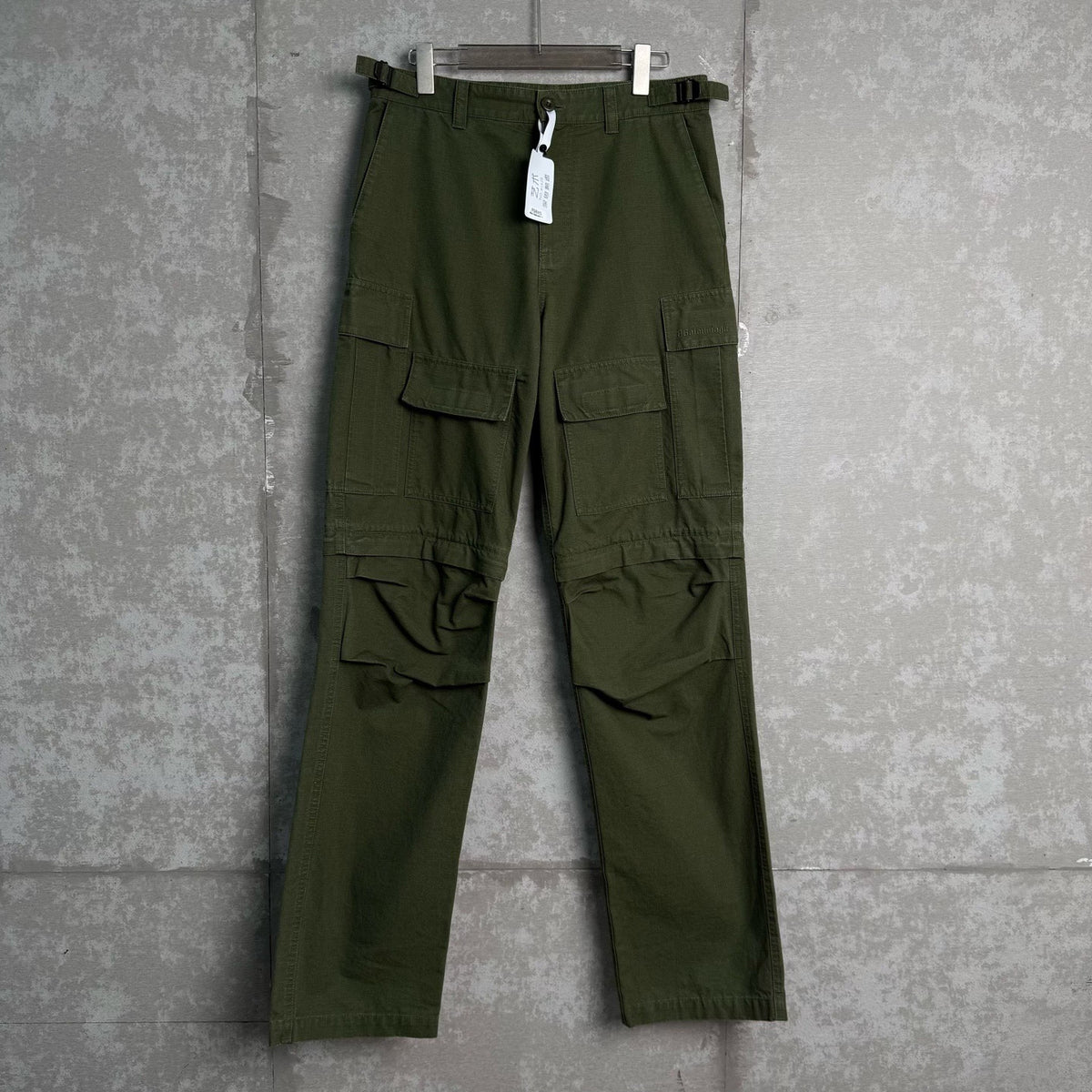 Balenciaga Unifit Olive Cargo Pants