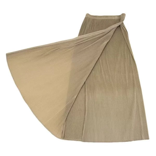 Issey Miyake Vintage Brown Pleated Skirt