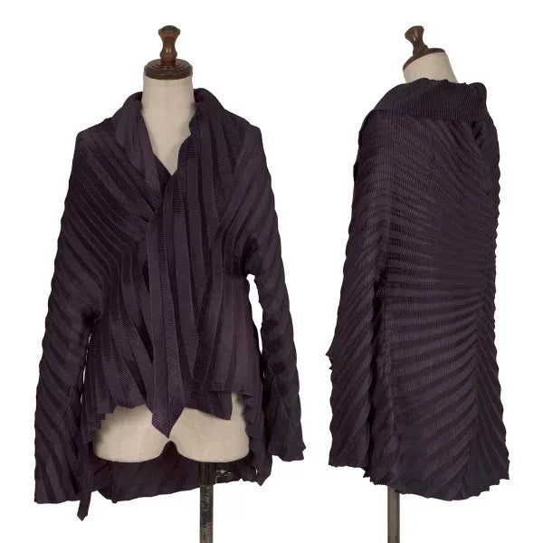 Issey Miyake Vintage Purple Pleated Top