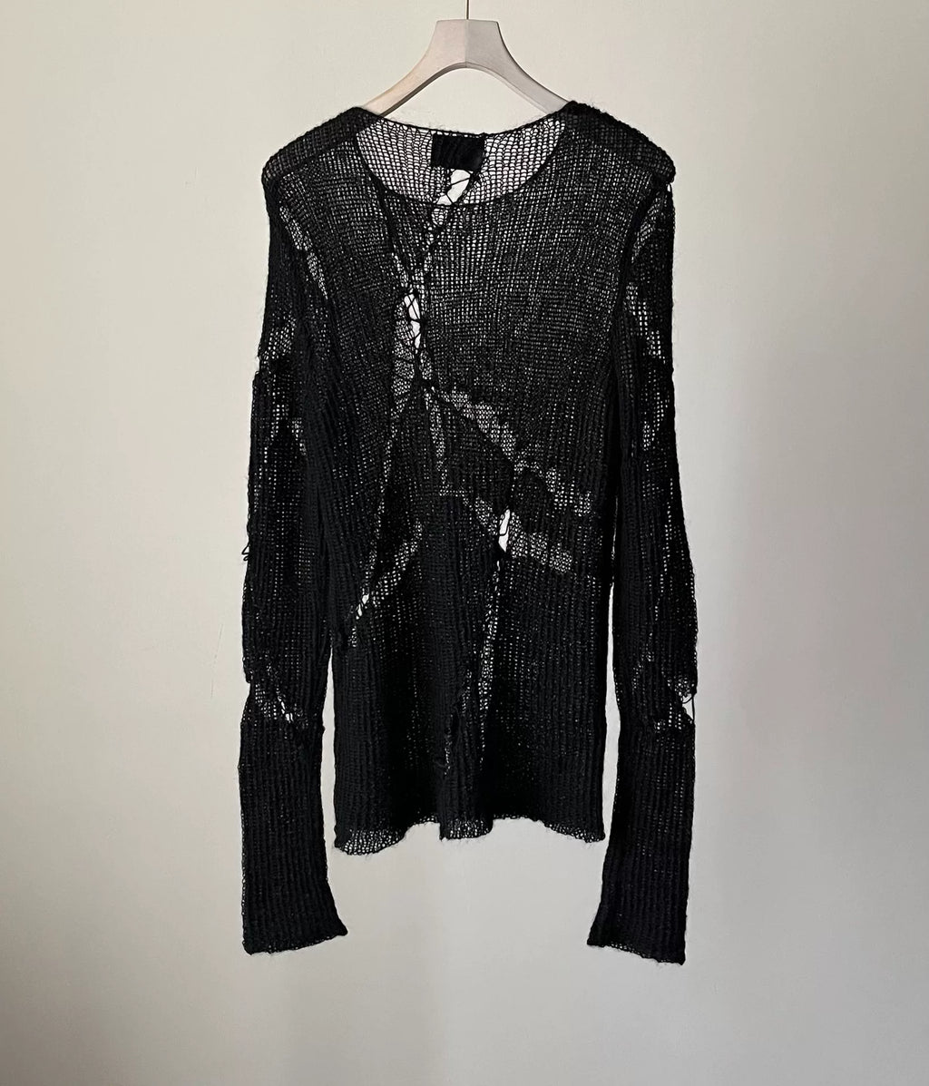 Number (N)ine 04SS "Dream Baby Dream" Stitched Knit Sweater