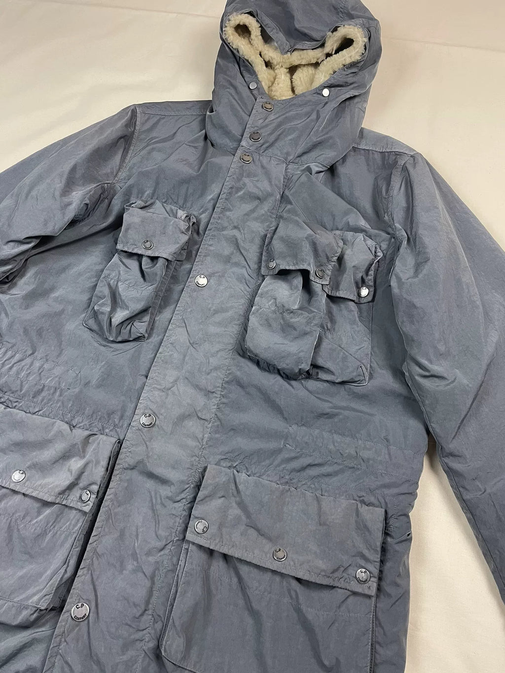 2006 Fall/Winter C.P. Company Nylon Multi-Pocket Sherpa Hooded Parka Coat