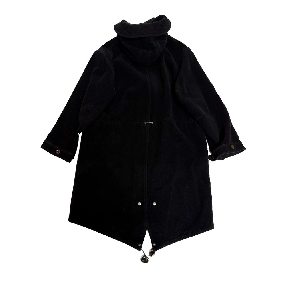 Yohji Yamamoto Pour Homme Mainline Hooded Wool Gabardine Coat