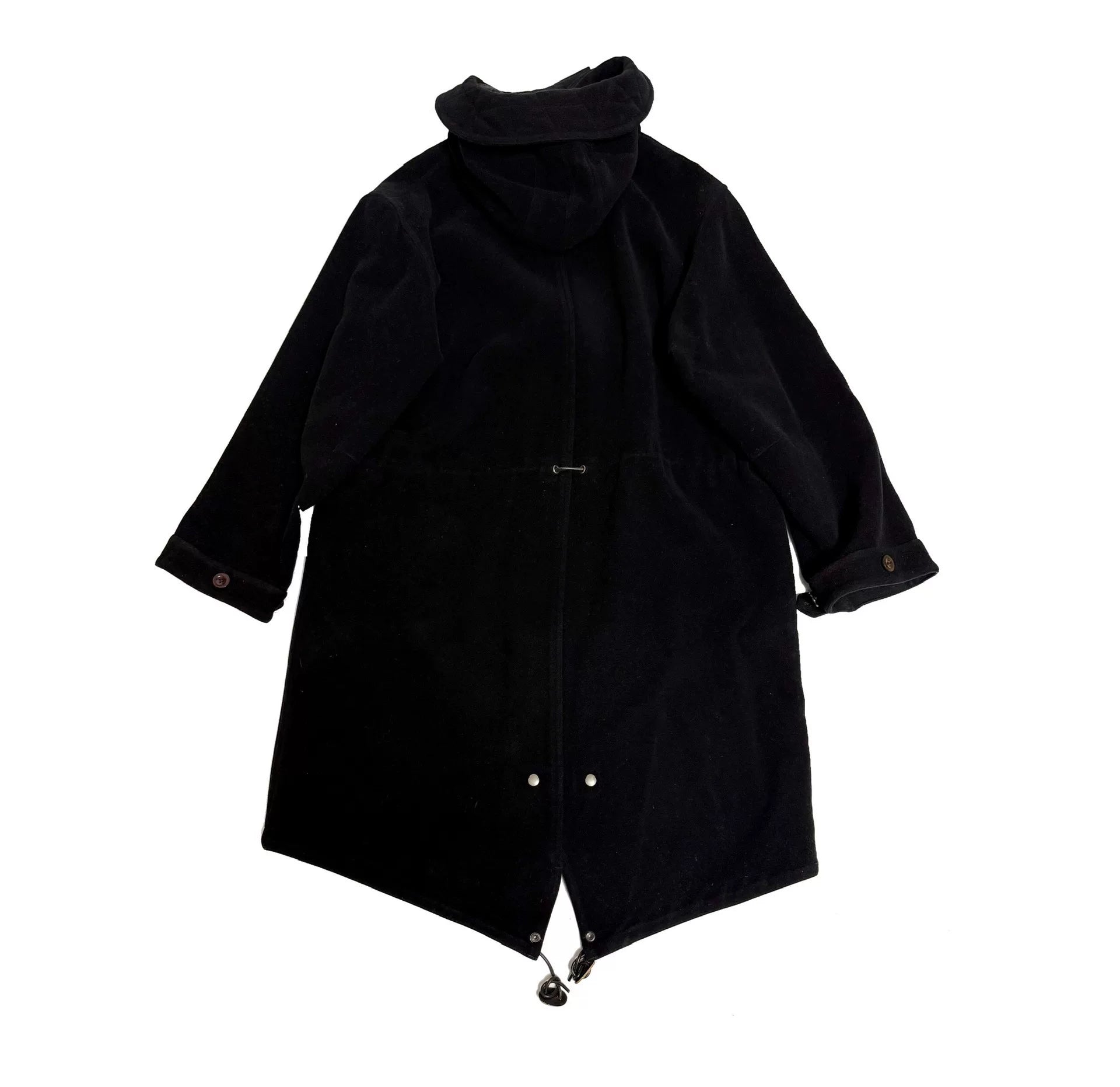 Yohji Yamamoto Pour Homme Mainline Hooded Wool Gabardine Coat