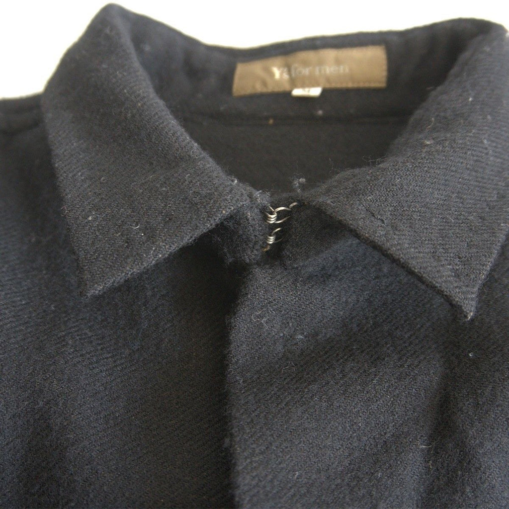 Yohji Yamamoto 1990s Wool Blend Oversized Shirt