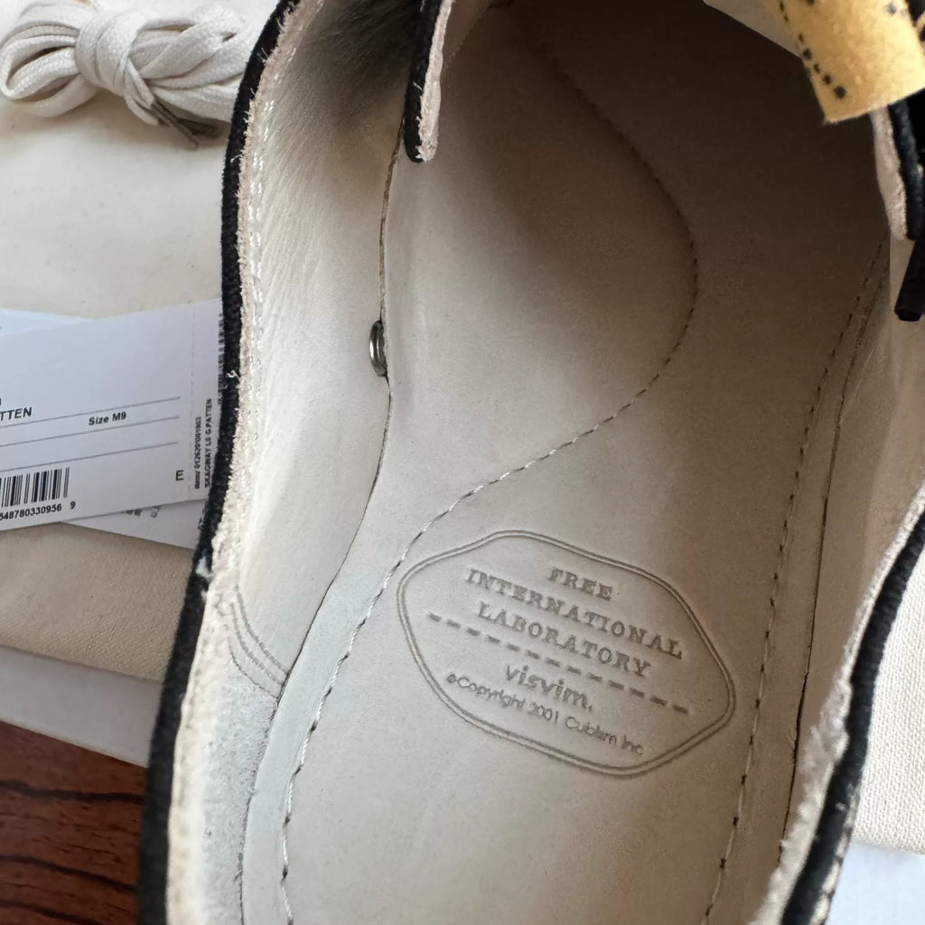 Visvim 26AW SKAGWAY LO G.PATTEN Chunky Sole Canvas Shoes