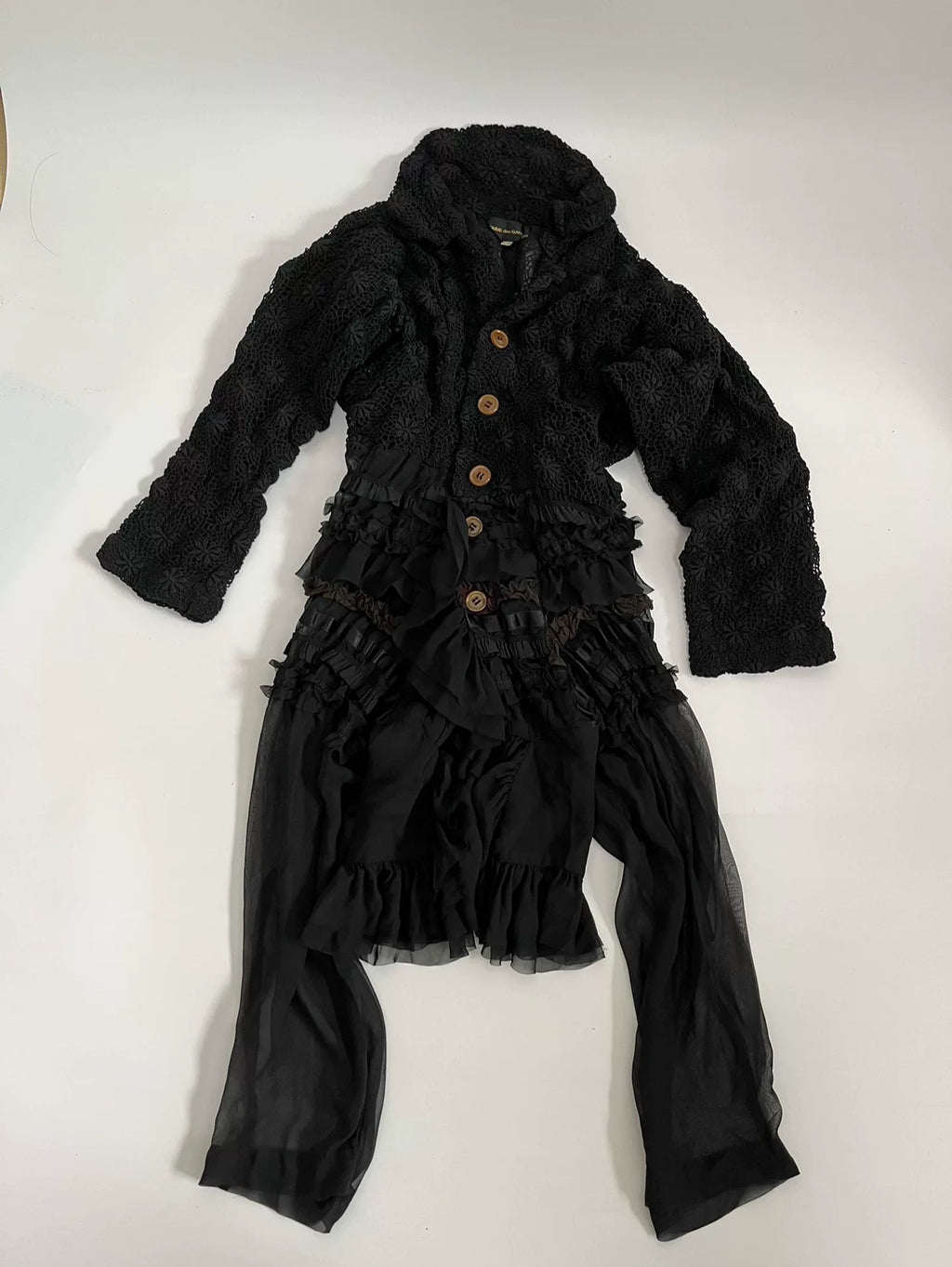 Comme des Garçons Rei Kawakubo 2005 AW Ghost Bride Black Top
