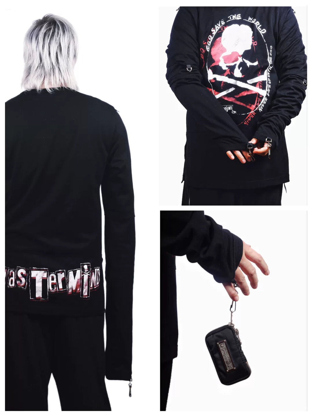 Mastermind Japan 13SS Long Sleeve T-Shirt World Sweatshirt Print Tee