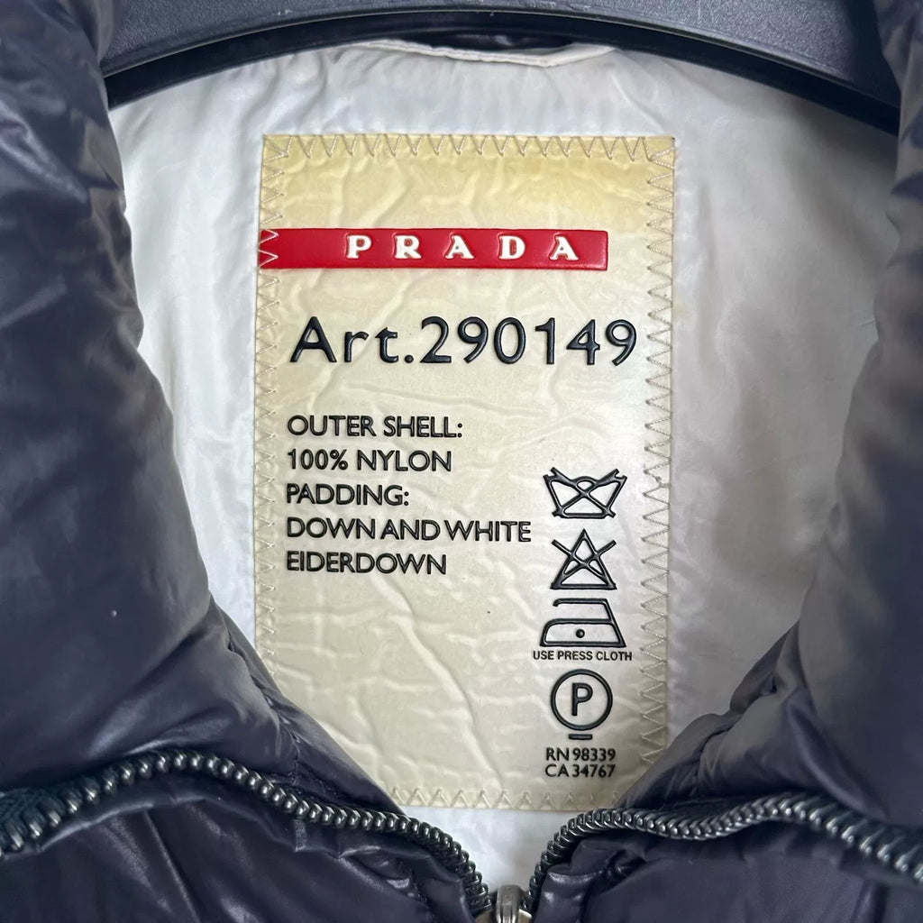Prada Black Short Down Jacket
