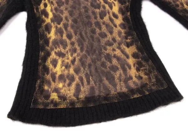Jean Paul Gaultier Vintage Leopard Print Mesh Top
